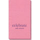 Big Word Celebrate Moire Guest Towels Image 2 of 2